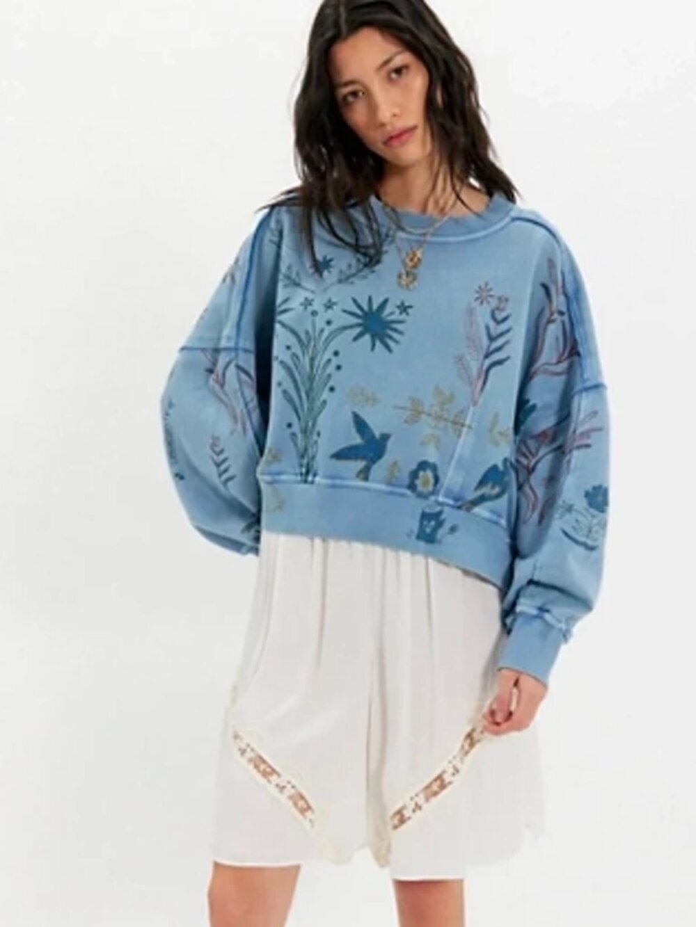 Brand New Free People Gaia Sweatshirt - Size XS - NWT - Picture 2 of 10